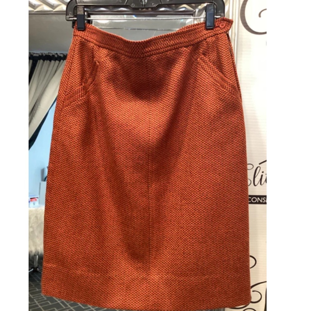 Yves Saint Laurent Houndstooth Skirt Size 42